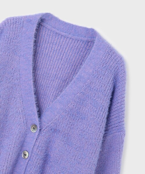GRACE CONTINENTAL / グレースコンチネンタル フェザールーズニットカーディガン フェザールーズニットカーディガン / GRACE CONTINENTAL | GRACE