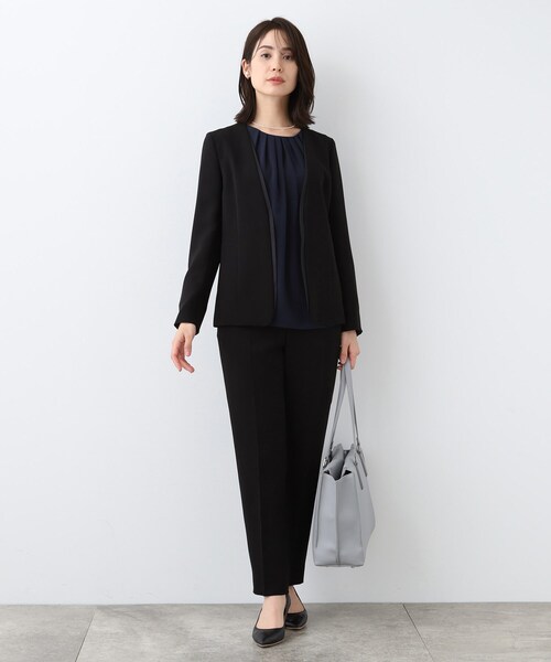 INDIVI（インディヴィ） ブラウス シャツ 「日本製／トリアセテート混