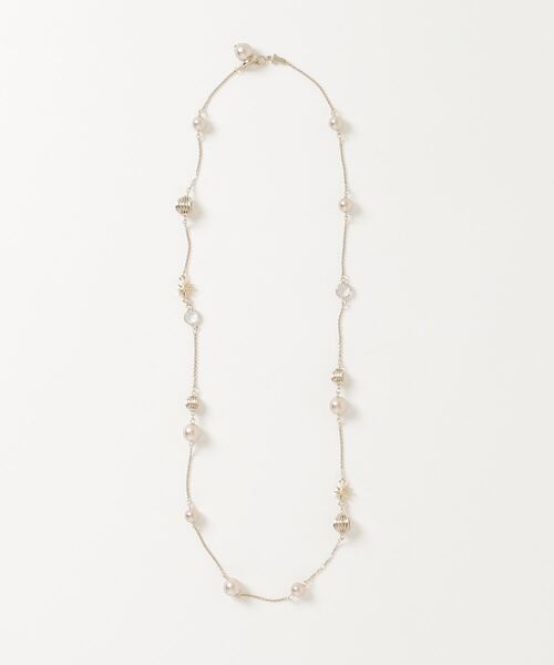 LANVIN en Bleu ネックレス パール ロングネックレス レディース