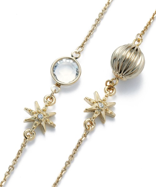 LANVIN en Bleu ネックレス パール ロングネックレス レディース