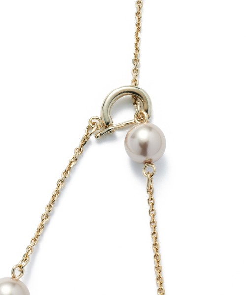 LANVIN en Bleu ネックレス パール ロングネックレス レディース