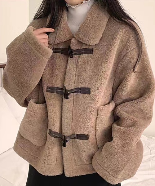 Girly Doll（ガーリードール） ダッフルコート コート ボアフリース
