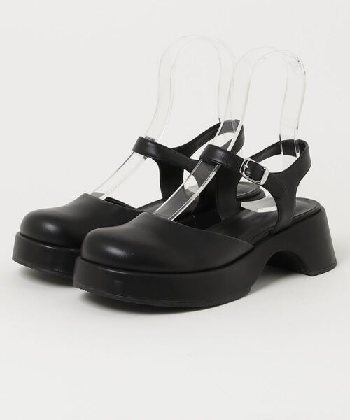 ブラック フラットサンダル　38 CHARLES ＆ KEITH 「charles&keith」 フラットサンダル 38