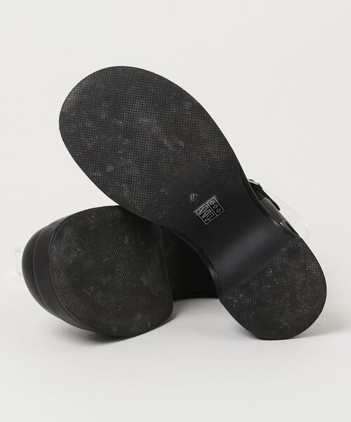 ブラック フラットサンダル　38 CHARLES ＆ KEITH 「charles&keith」 フラットサンダル 38