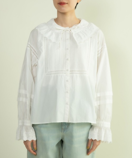 Dot&Stripes CHILDWOMANブラウス Dot＆Stripes CHILD WOMAN ブラウス シャツ ブロード レース