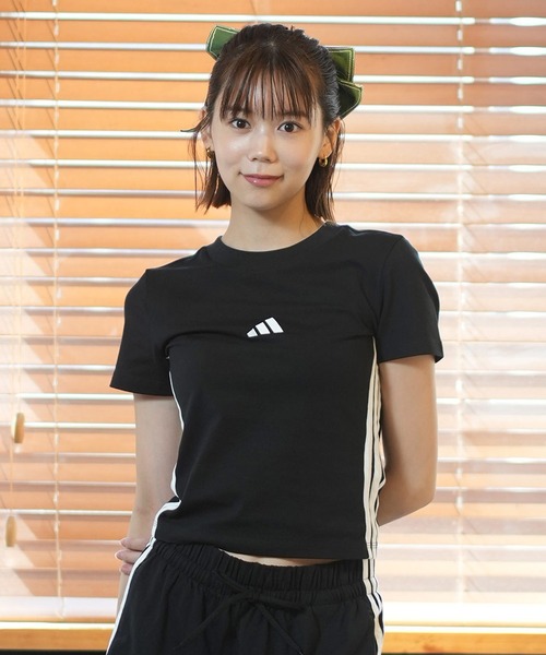 adidas（アディダス） adidas tシャツ 半袖 スリーストライプミニT