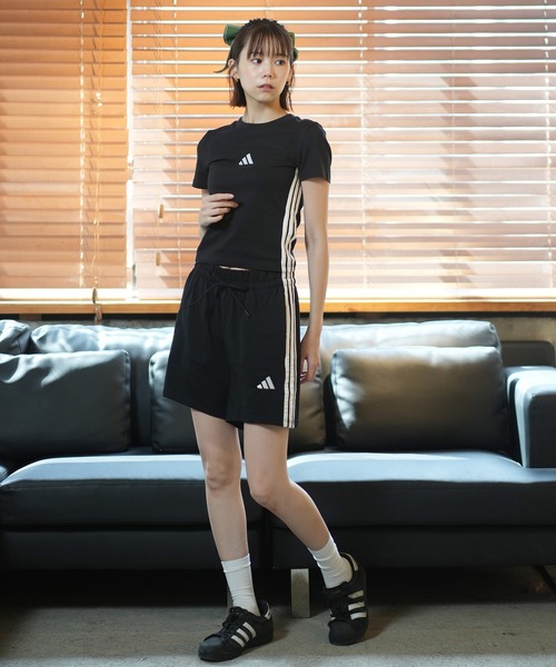adidas tシャツ adidas/アディダス スリーストライプミニTシャツ