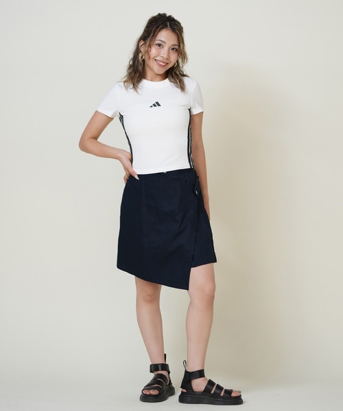 tシャツ (WOMENS) STRIPE T-SHIRT レディース Disney Ladies Lilo and Stitch Shirt - Ladies Classic Lilo
