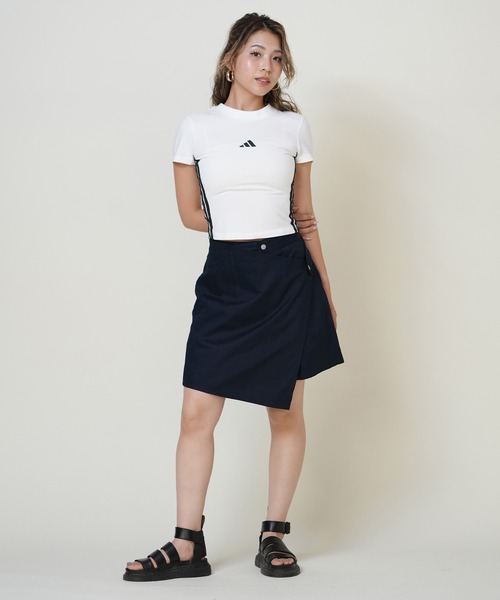 adidas（アディダス） adidas tシャツ 半袖 スリーストライプミニT