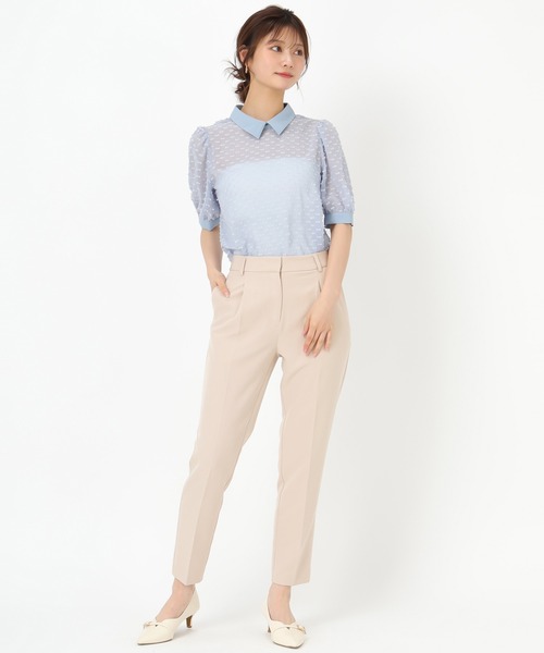 マチャット machatt タックテーパードパンツ　3色セット machatt マチャット タックテーパードパンツ グレー