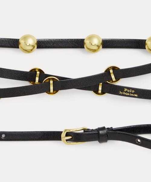 お3☆値下げPOLO RALPH LAUREN ベルト プラウン レディース ラルフ・ローレン(Ralph Lauren) レディースベルト | 通販・人気