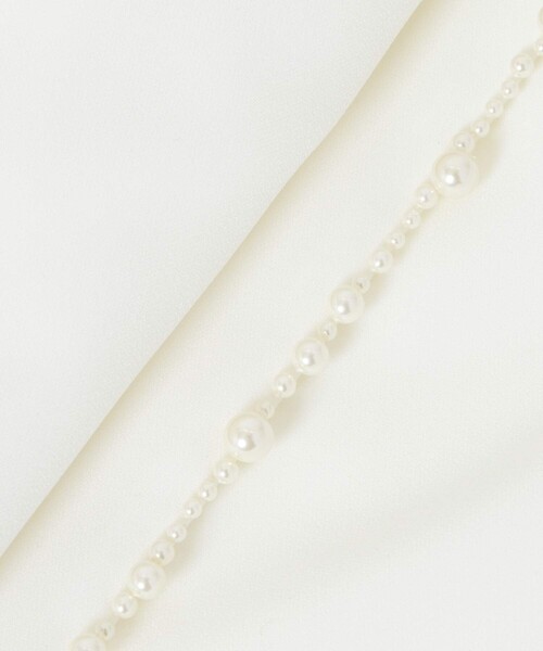 ANAYI（アナイ） ブラウス シャツ ダブルクロスパール ブラウス