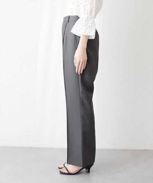 natural couture パンツ 「osono」ハイウエスト美フレアパンツ