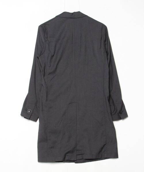 ★希少 Lサイズ★ ナノユニバース AZ チェスターコート 比翼 深緑 裏地総柄 nano universe ナノユニバース チェスターコート グリーン L