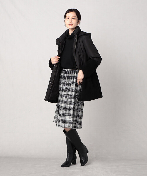 「Comme ca Mature」 プリーツスカート FREE ブラウン レディース_画像4