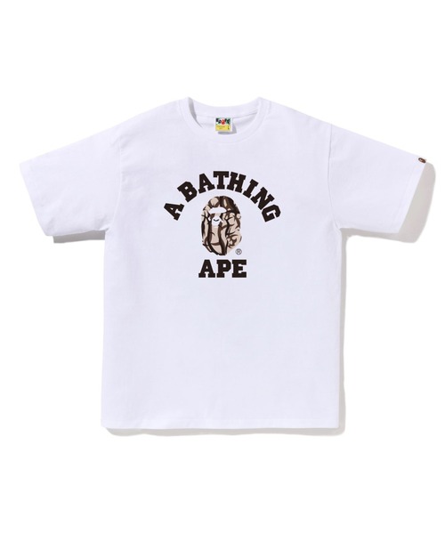 A BATHING APE☆TRIAL カモ Tシャツ A BATHING APE tシャツ TRIAL CAMO COLLEGE TEE メンズ