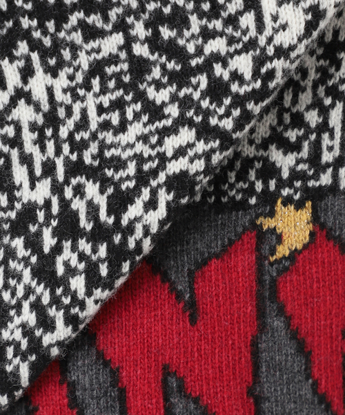 【GANNI】グラフィックキャット ウール混 ベスト GANNI ベスト GANNI/ ガニー Graphic Wool Mix Cats Vest