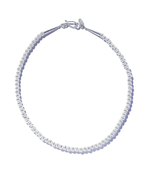 ネックレス 「quip queint」bowling tribe cutting necklace/ボウリング トライブ カッティング ネックレス Qの画像