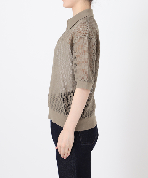 SLOBE IENA - 新品未使用☆SLOBE IENA ケーブルスキッパープルオーバー SLOBE IENA tシャツ メッシュスキッパープルオーバー レディース