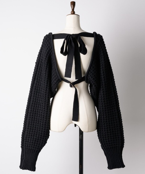 「LA BELLE ETUDE」 ニットアンサンブル FREE ブラック レディース_画像7