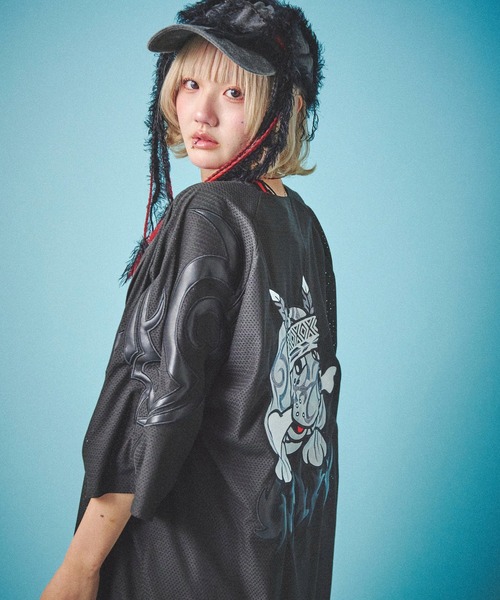 GALFY（ガルフィー） GALFY-部族長メッシュシャツ メンズ レディース