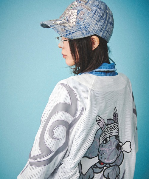 GALFY（ガルフィー） GALFY-部族長メッシュシャツ メンズ レディース 