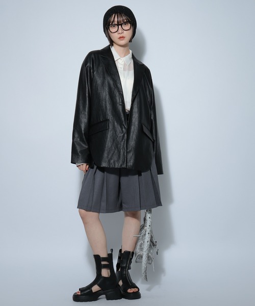 ledtokyo プリーツハーフパンツ PAGEBOY パンツ プリーツハーフパンツ レディース : ZOZOTOWN