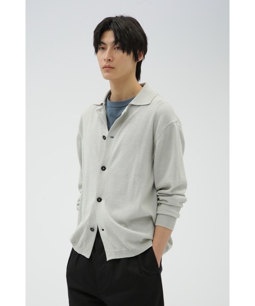 【23SS】MHL.カーディガン MHL. カーディガン COATED DRY COTTON メンズ : ZOZOTOWN Yahoo
