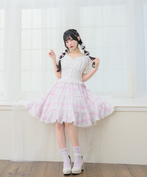 mellfy memory メルフィーメモリー ワンピース mellfy memory（メルフィーメモリー） ワンピース Feeling happy lace