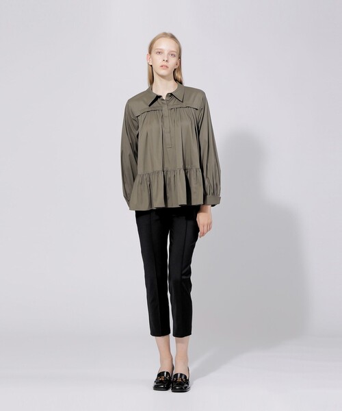 EPOCA（エポカ） クロップドパンツ 38 オフホワイト レディース