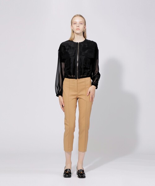 EPOCA（エポカ） クロップドパンツ 38 オフホワイト レディース