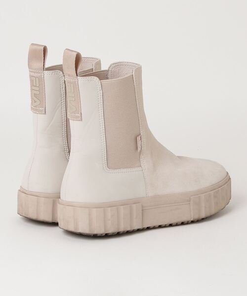 「FILA」 ショートブーツ 23.5cm ベージュ レディース_画像2