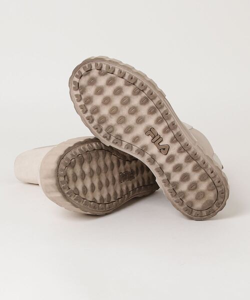 「FILA」 ショートブーツ 23.5cm ベージュ レディース_画像3