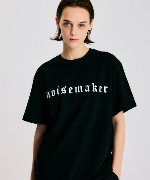 tシャツ 「ユニセックス」noisemakerロゴプリントオーバーサイズTEE レディース