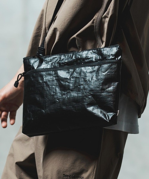 GLIMCLAP サコッシュ ショルダーバッグ mko12804- Metallic fabric