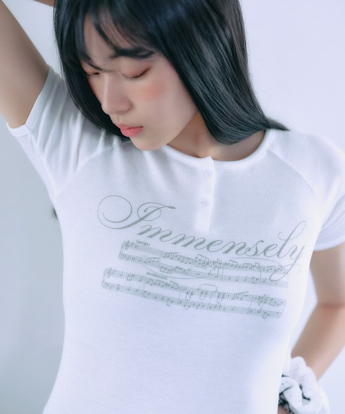 FCMM tシャツ 「日本限定」HENLY NECK S/S TEE / ヘンリーネック