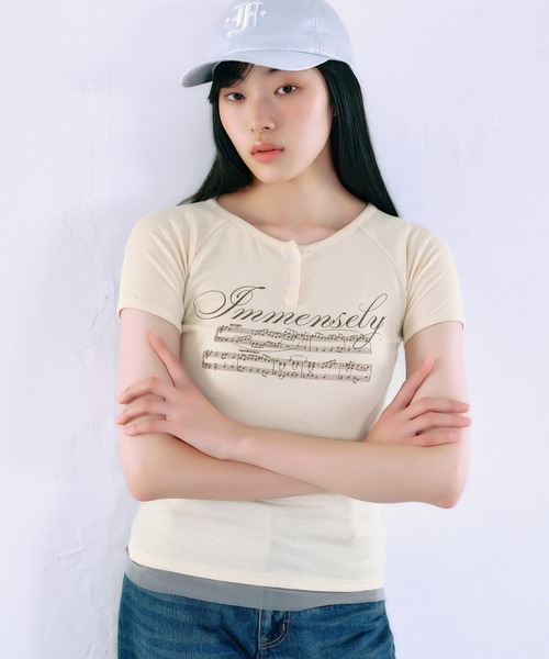 FCMM tシャツ 半袖 「日本限定」HENLY NECK S/S TEE / ヘンリーネック