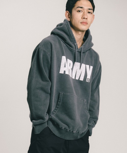 Johnbull（ジョンブル） パーカー 「TOP KHAKI」ARMYパーカー メンズ