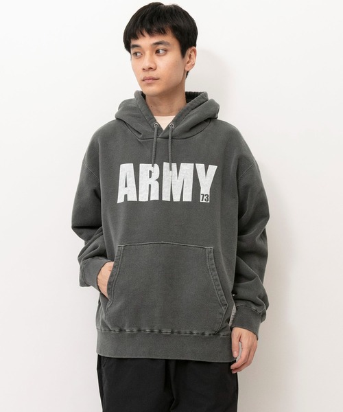 Johnbull（ジョンブル） パーカー 「TOP KHAKI」ARMYパーカー メンズ