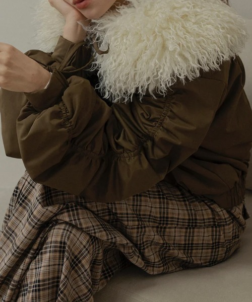 ファーブルゾン　RISLEY RISLEY 】 リズレー リズレイ Fur strap リアル フックス ファー