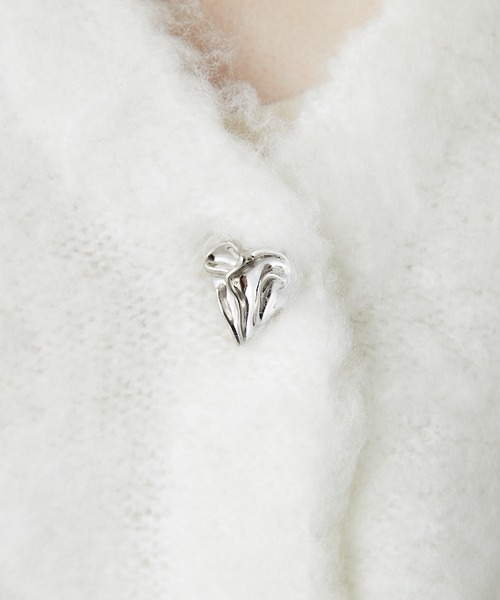 「COLLAGE GALLARDAGALANTE」 ニットカーディガン FREE グレー レディース_画像2