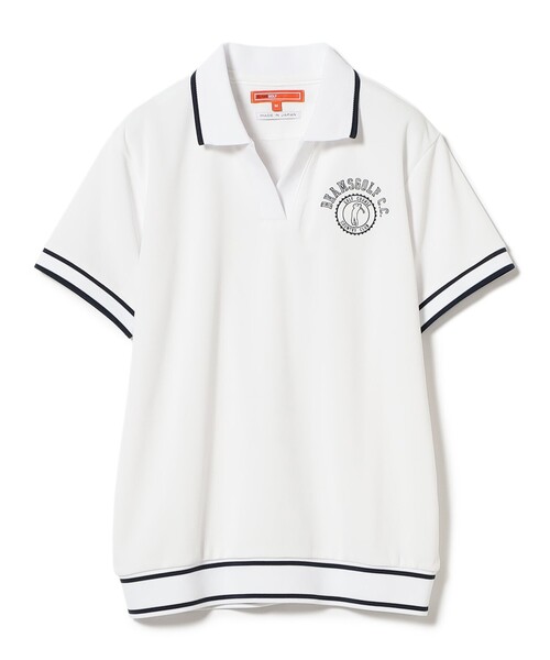 BEAMS GOLF ポロシャツ ポロ ORANGE LABEL / リブライン