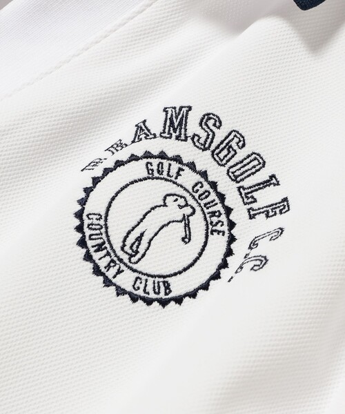 BEAMS GOLF ポロシャツ ポロ ORANGE LABEL / リブライン