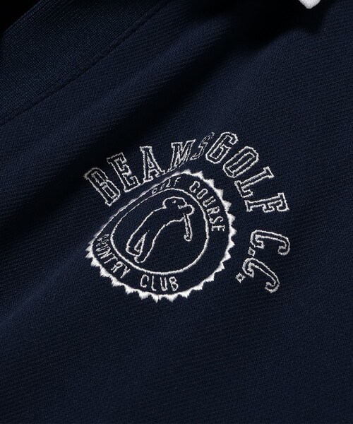 BEAMS GOLF ポロシャツ ポロ ORANGE LABEL / リブライン