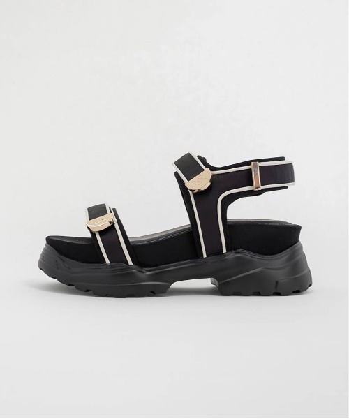 RANDA（ランダ） サンダル モノグラムベルトスポーツサンダル