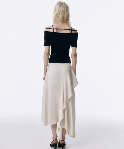 新品✴︎オフショルダートップスthings that matter JOSE MOON tシャツ STRAP OFFSHOULDER/ストラップオフショルダー