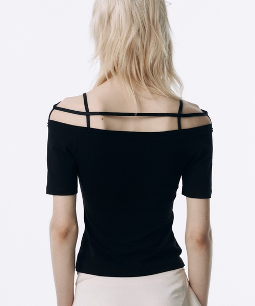Jose moon STRAP OFFSHOULDER/ストラップオフショルダー STRAP OFFSHOULDER/ストラップオフショルダー（Tシャツ