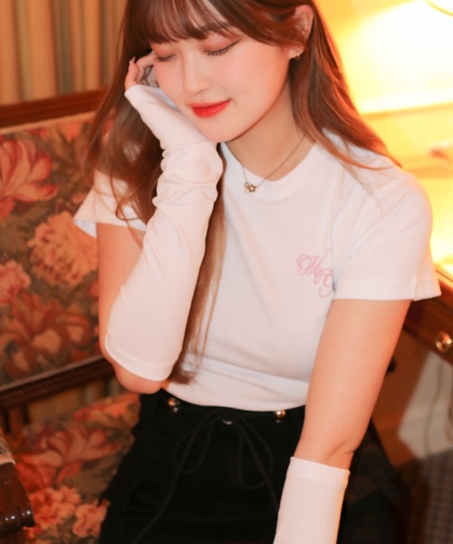 tシャツ 「Mignon/ミニョン」ARM WARMER SET T / アームウォーマー セット Tシャツ レディース