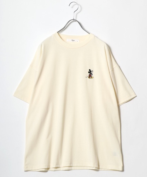 確認用☆Disney レディース ビックシルエット Tシャツ Disney tシャツ Disney(ディズニー)キャラクターワンポイント