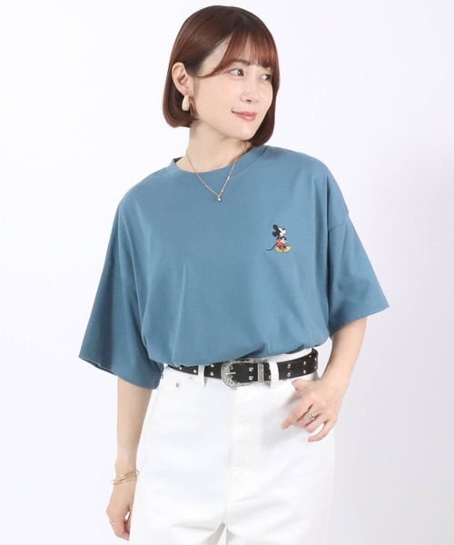 Disney tシャツ Disney（ディズニー）キャラクターワンポイント